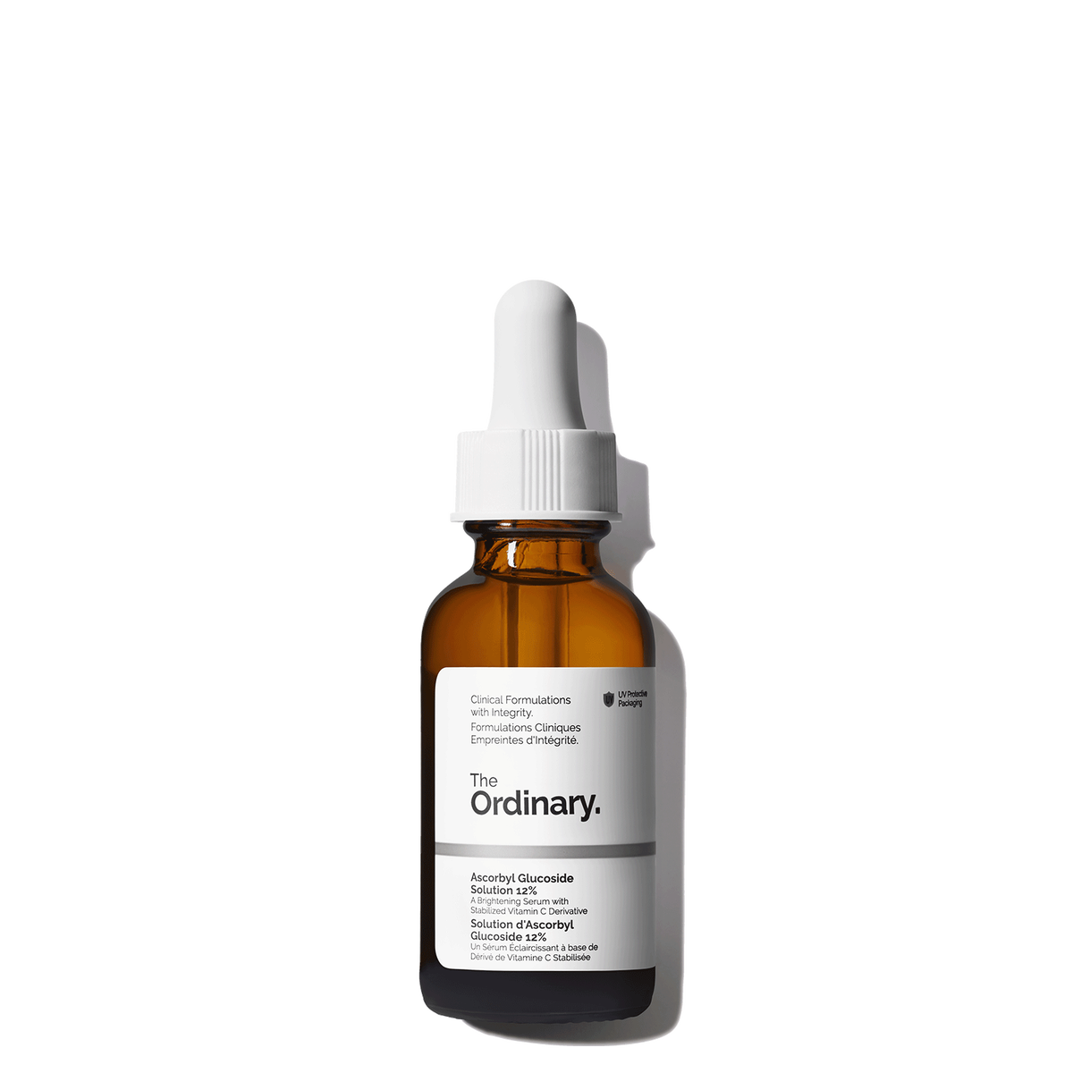 The Ordinary Ascorbyl Glucoside Solution 12% vitamin C serum for brightening, uneven skin tone, and anti-aging
